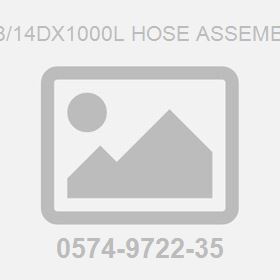 M 8/14Dx1000L Hose Assembly